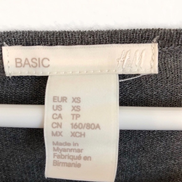 Charcoal fine knit sweater - Picture 4 of 4